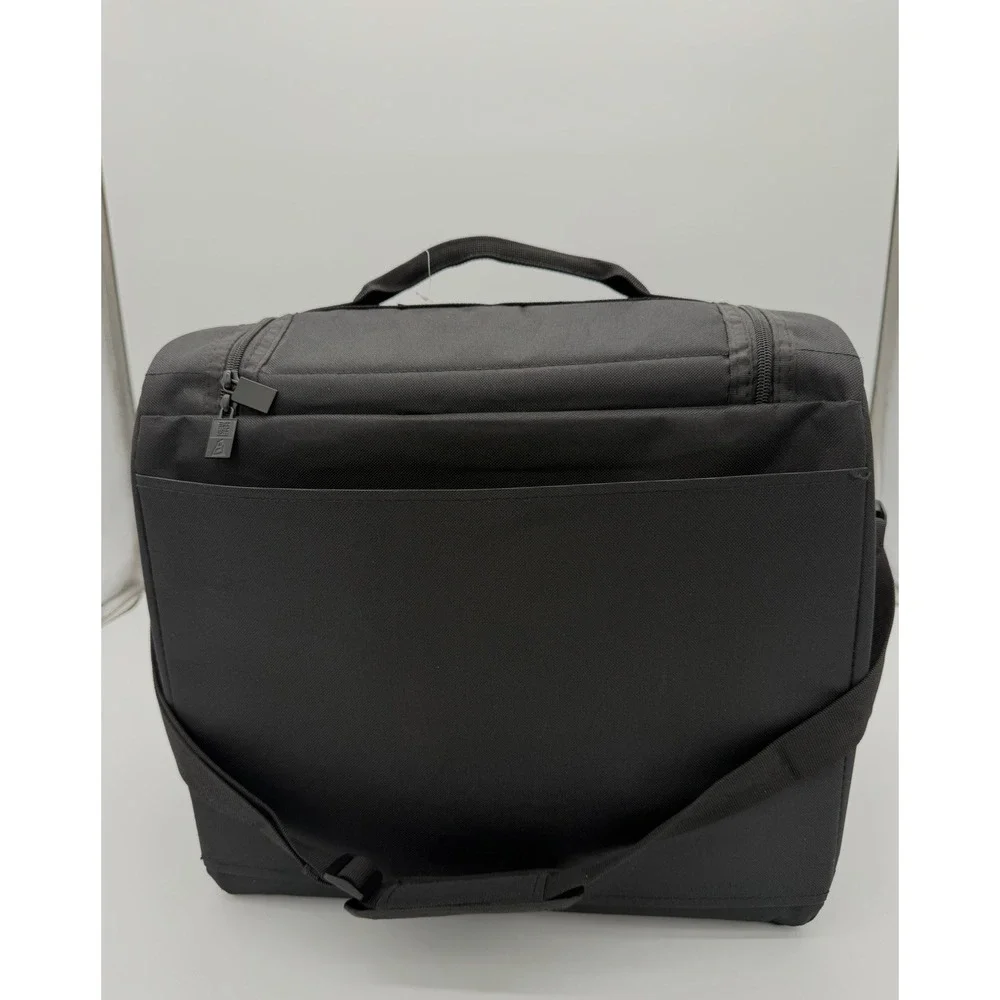 New Era 24 Cap Carrier Black Zip Closure With Carry Handle